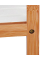 relaxdays Badregal braun, weiß 30,0 x 29,0 x 72,0 cm