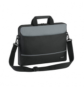 Targus Laptoptasche Intellect Topload Kunstfaser schwarz/grau TBT238EU bis 39,6 cm (15,6 Zoll)