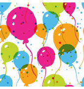 Motivservietten 191986 / Luftballons, 3-lagig, 33x33cm