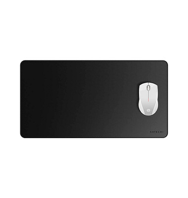 SATECHI Mousepad Eco Leather Deskmat schwarz