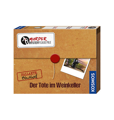 KOSMOS Murder Mystery Case File Der Tote im Weinkeller Geschicklichkeitsspiel