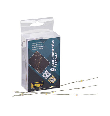 Lichterkette 31352 Micro, 125 LEDs, Länge 1,7m, warmweiß
