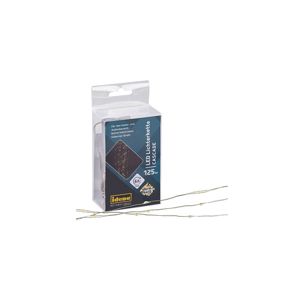 4002372313524 - Lichterkette 31352 Micro 125 LEDs Länge 17m warmweiß 4002372313524 Idena 4002372313524 - Lichterkette 31352 Micro 125 LEDs Länge 17m warmweiß 4002372313524 Idena