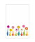 Motivpapier Blumen Motiv DIN A4 100 gqm