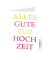 Glückwunschkarten bunte Schrift LU780 11,5cm x 17,5cm (BxH) 260g Motiv Chromopapier FSC