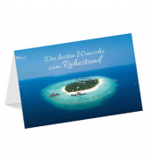 Glückwunschkarten Insel LU2240 17,5cm x 11,5cm (BxH) 260g Motiv Chromopapier FSC