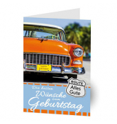Geburtstagskarten Oldtimer LU943 11,5cm x 17,5cm (BxH) 260g Motiv Chromopapier FSC