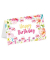 Geburtstagskarten Blumenrand LU2363 17,5cm x 11,5cm (BxH) 260g Motiv Chromopapier FSC