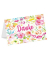 Dankeskarten Blumenrand LU2365 11,5cm x 11,5cm (BxH) 260g Motiv Chromopapier FSC