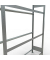 SCHULTE Reifenregal 13912 silber 150,0 x 40,0 x 200,0 cm