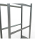 SCHULTE Reifenregal 13820 silber 90,0 x 40,0 x 200,0 cm