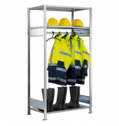 SCHULTE Garderobenregal 14151 silber 100,0 x 60,0 x 200,0 cm