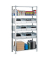 SCHULTE Kleinteileregal 14271 silber, verzinkt 100,0 x 40,0 x 200,0 cm