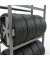 SCHULTE Reifenregal 20770 silber 105,0 x 40,0 x 200,0 cm