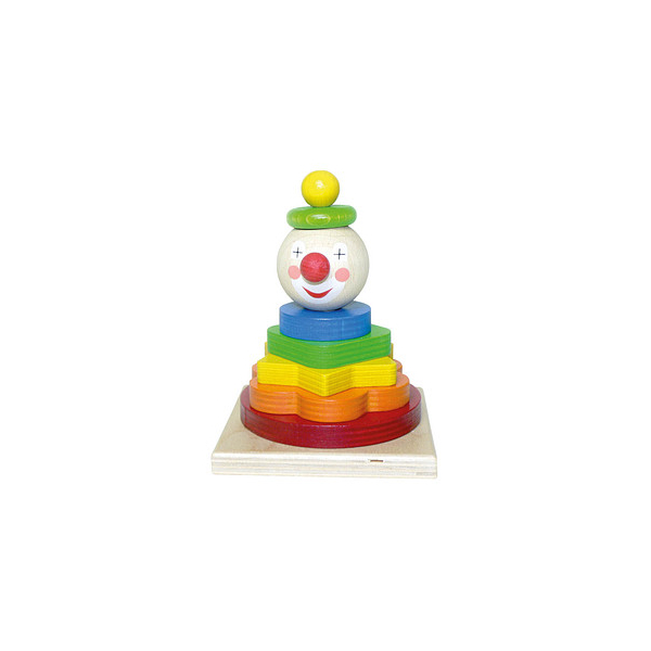 4016977148559 - Stapelturm Clown Lernspielzeug 4016977148559 HESS 4016977148559 - Stapelturm Clown Lernspielzeug 4016977148559 HESS