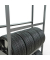 SCHULTE Reifenregal 20992 silber 120,0 x 40,0 x 275,0 cm
