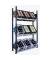 SCHULTE Getränkekistenregal 37006-S schwarz, silber 100,0 x 30,0 x 180,0 cm