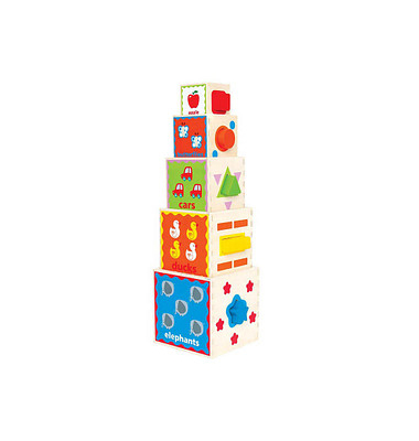 Hape Stapel-Pyramide Lernspielzeug