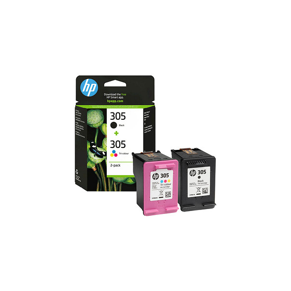 HP Druckerfarbe 305, 2ml, schwarz, cyan, magenta, gelb - Bürobedarf  Thüringen