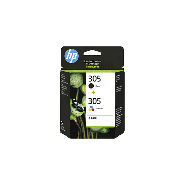 HP Druckerfarbe 305, 2ml, schwarz, cyan, magenta, gelb - Bürobedarf  Thüringen