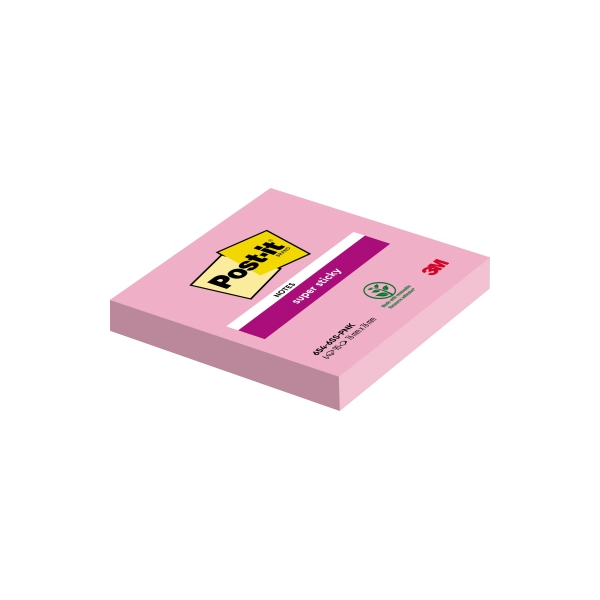 4054596926172 - Haftnotizen 654-6SS-PNK Super Sticky Notes 76x76mm tropicalpink 4054596926172 90 Blatt