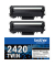 Toner TN-2420TWIN, schwarz, ca. 2x 3000 Seiten