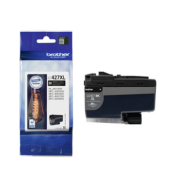 Druckerpatrone LC427XLBK (LC-427XLBK), schwarz, ca. 6000 Seiten