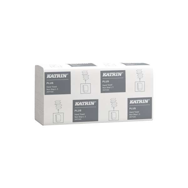 6414301061600 - Falthandtücher PLUS Non Stop L3 61600 203x32cm 3-lagig Interfold-Falz (W-Falz) hochweiß Tissue 6414301061600 2250 Stück