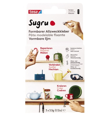 Sugru Klebeknete 41235-00001-00 Schwarz