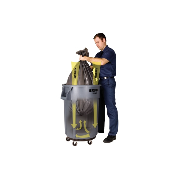 0086876012477 - Abfallbehälter BRUTE® grau Robuster Mülleimer ideal für die Verwendung im Außenbereich Volumen 38 Liter 0086876012477 - Abfallbehälter BRUTE® grau Robuster Mülleimer ideal für die Verwendung im Außenbereich Volumen 38 Liter