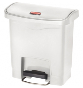 Rubbermaid Tretabfalleimer Slim Jim 1883554 Kunststoff 15l weiß