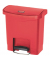 Rubbermaid Tretabfalleimer Slim Jim 1883563 Kunststoff 15l rot