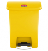 Rubbermaid Tretabfalleimer Slim Jim 1883573 Kunststoff 30l gelb
