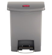 Tretabfalleimer SLIM JIM STEP-ON, 30 Liter, KunststoffTragegriff Deckel Einsatz Griffrand