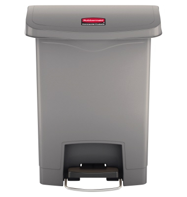 Tretabfalleimer SLIM JIM STEP-ON, 30 Liter, KunststoffTragegriff Deckel Einsatz Griffrand