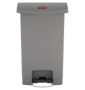 Rubbermaid Tretabfalleimer Slim Jim 1883602 Kunststoff 50l grau