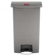 Rubbermaid Tretabfalleimer Slim Jim 1883604 Kunststoff 68l grau