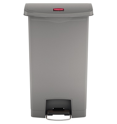 Rubbermaid Tretabfalleimer Slim Jim 1883604 Kunststoff 68l grau