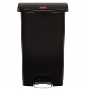Rubbermaid Tretabfalleimer Slim Jim 1883613 Kunststoff 68l schwarz