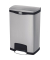Tretabfalleimer SLIM JIM STEP-ON, 50 Liter, EdelstahlTragegriff Deckel Einsatz Griffrand