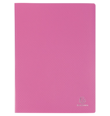 Sichtbuch Opak 88227E, rosa, A4, mit 20 Hüllen, Polypropylen (PP)