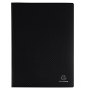 Sichtbuch Opak 8821E, schwarz, A4, mit 20 Hüllen, Polypropylen (PP)