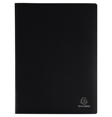 Sichtbuch Opak 8821E, schwarz, A4, mit 20 Hüllen, Polypropylen (PP)