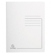 Spiralhefter 240226E, A4, weiß, Karton, 355g, Vorderdeckel opak