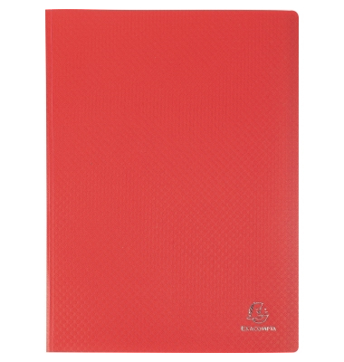 Sichtbuch Opak 8825E, rot, A4, mit 20 Hüllen, Polypropylen (PP)