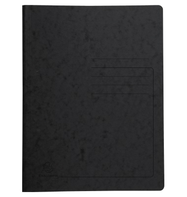 Spiralhefter Colorspan 240221E, A4, schwarz, Karton, 355g, Vorderdeckel schwarz