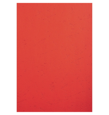Einbanddeckel 2782C, A4, Lederstruktur, rot