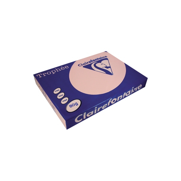 Clairefontaine Kopierpapier Trophee 1888C rosa A3 80g 3329680188806 Clairefontaine 500 Blatt