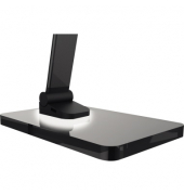 LED-Schreibtischlampe POPY, schwarz, mit Standfuß, dimmbar