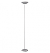 LED-Deckenfluter DELY 2.0, metallgrau, mit Standfuß, dimmbar